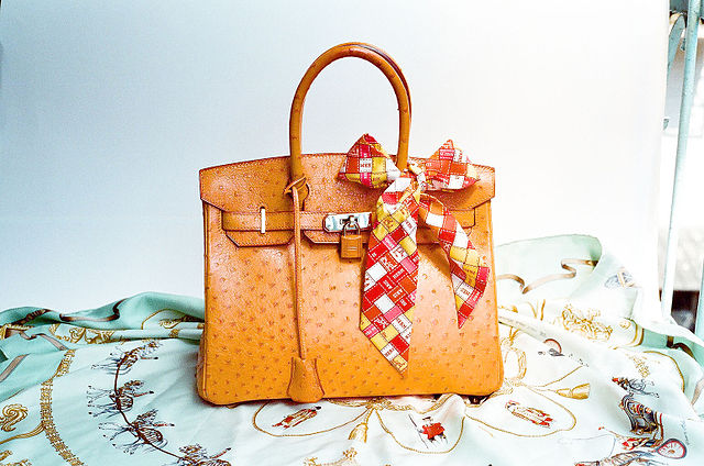 640px Сумка Hermes Ostrich Birkin
