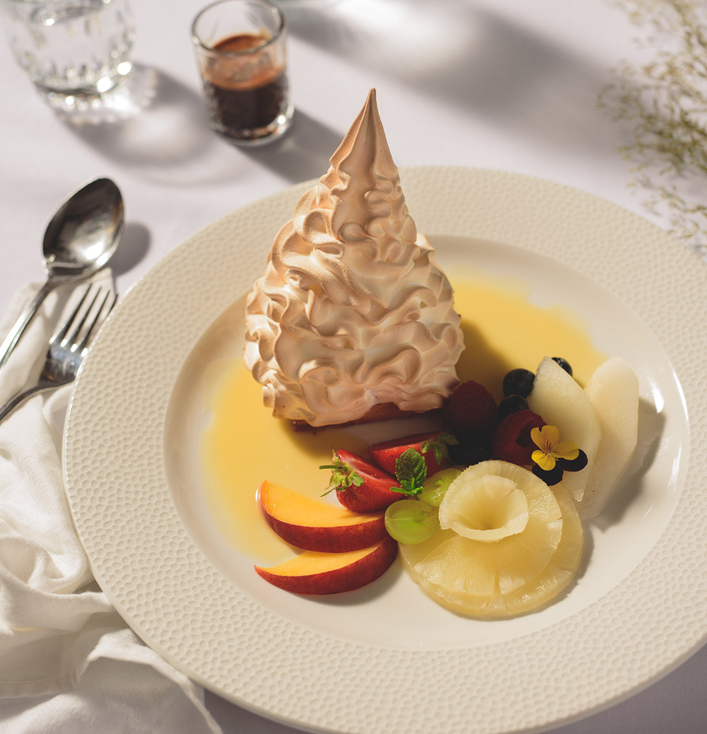 Десерт Морозиво з безе