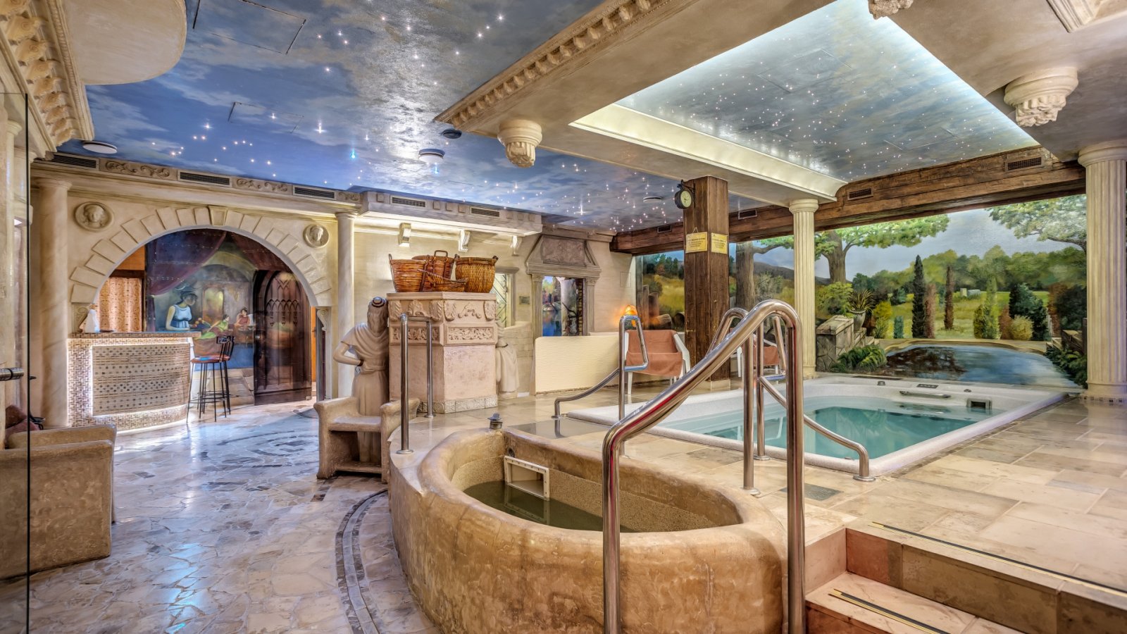 Комплекс римських лазень Садиба Пой 0190панорама