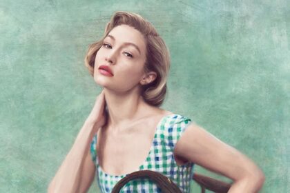 Остання кампанія Miu Miu з Джіджі Хаддід2