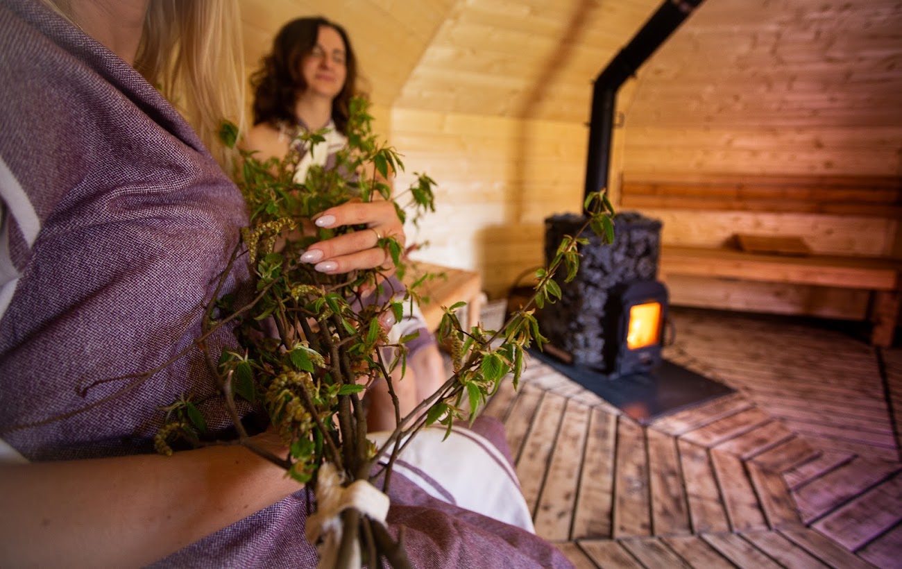 Сауна в садибному спа-комплексі Vital Village