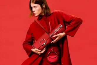Бордовa сумка Hermes