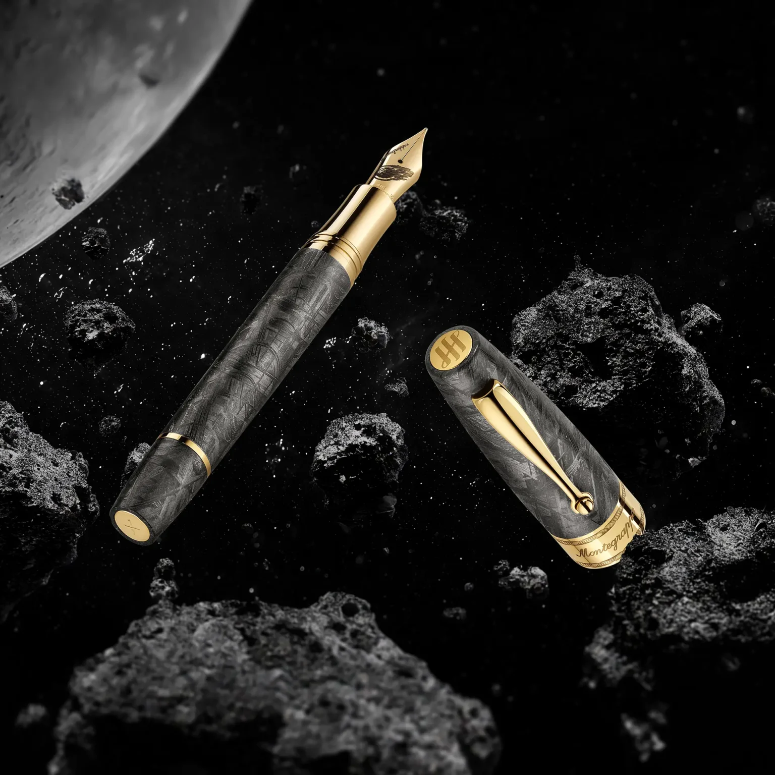 Montegrappa Muonionalusta Meteorite Пір'яна ручка