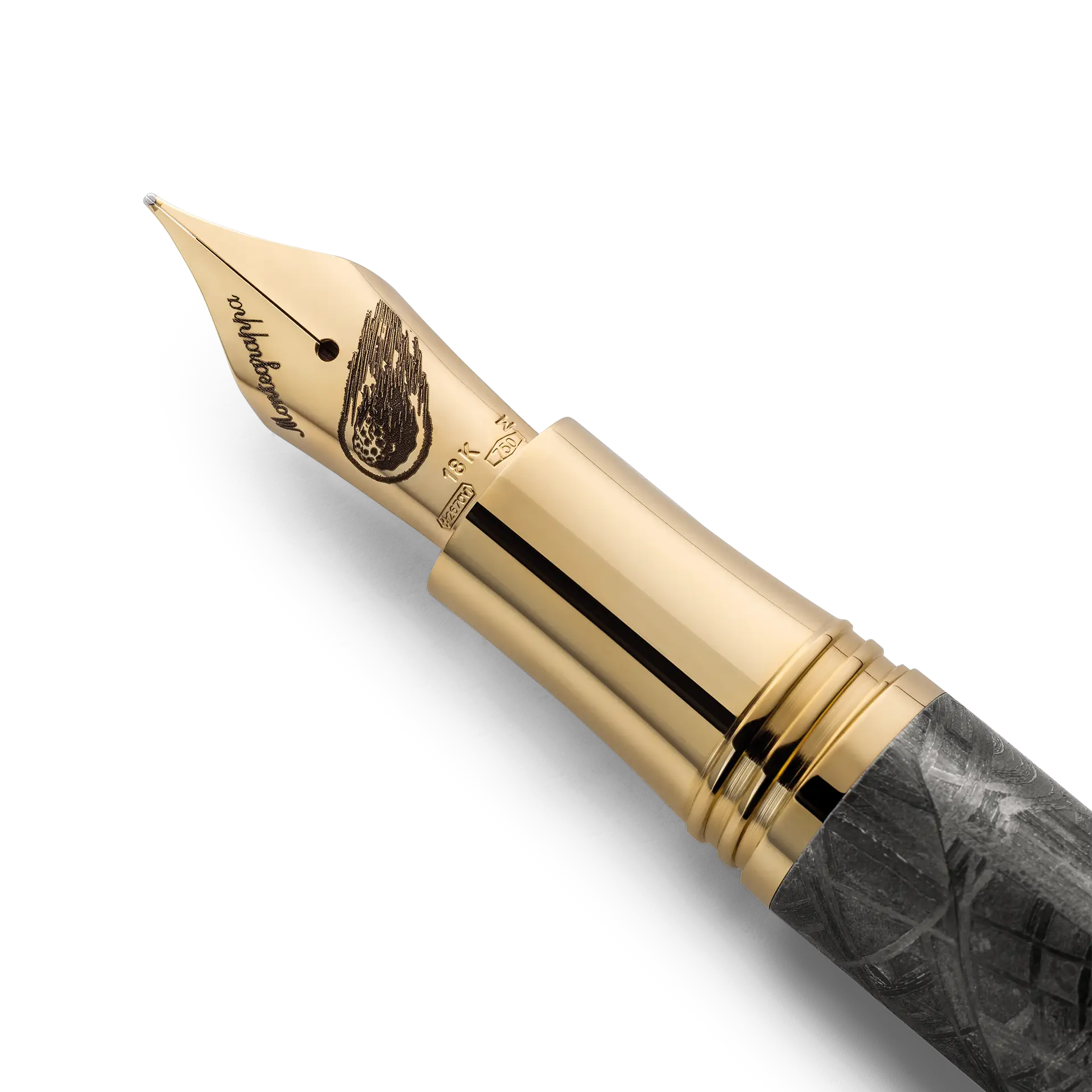 Montegrappa Muonionalusta Метеоритна Пір'яна Ручка2